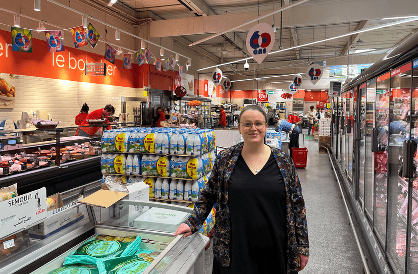 Morgane Vaillant, référente E2C au Carrefour Market d'Ollioules