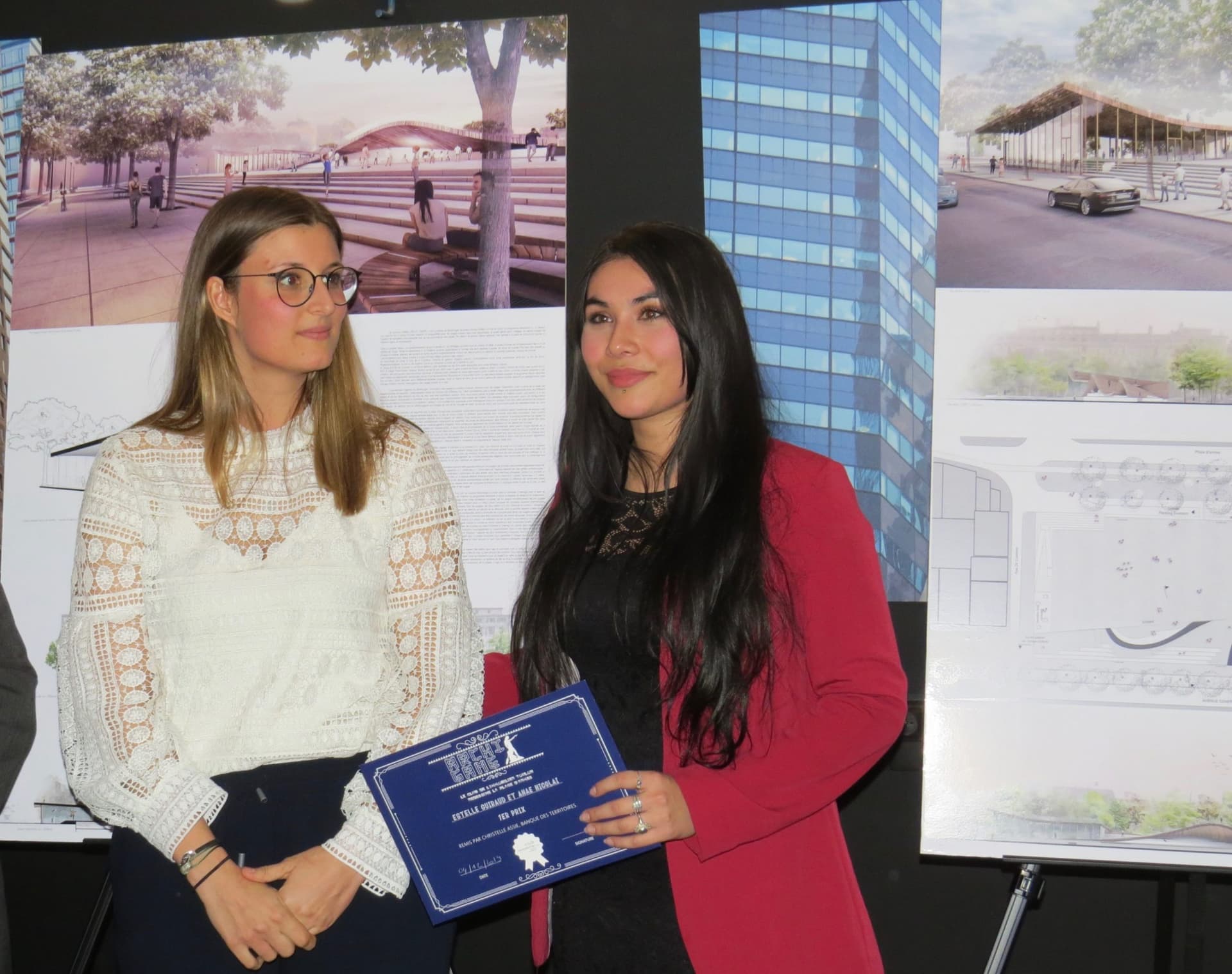 Estelle Guiraud et Anaé Nicolaï, architectes lauréates