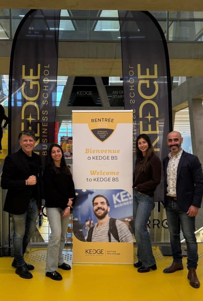 Jean-Marc Stefanini, Léna Rossetti, Victoire Stefanini et Nicolas Estellin